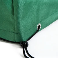Outsunny Schutzhülle Abdeckung Abdeckhaube für Gartenmöbel 600D-Oxford Grün 135 x 135 x 75 cm(m-7)