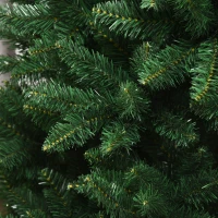 HOMCOM Albero di Natale Artificiale 180cm con 800 Rami e Base in Metallo, Verde(m-9)