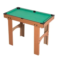 HOMCOM Mini table de billard sur pied avec accessoires bois MDF velours 77 x 40 x 63 cm(m-5)