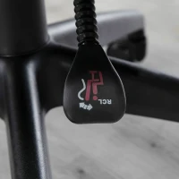 Vinsetto Silla de Oficina Silla de Escritorio Giratoria Ajustable en Altura y Reclinable hasta 120° Bloqueo de Posición 64x61x120,9-128,9 cm Negro(m-9)