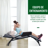 Outsunny Tumbona de Jardín Aluminio Reclinable con Respaldo Ajustable de 5 Niveles Reposapiés Regulable y Reposacabezas Extraíble para Terraza Balcón Exterior 66x152x81 cm Gris(m-7)