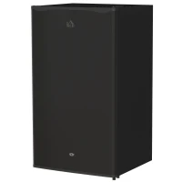 HOMCOM 91L Freestanding Under-Counter Fridge with Lock - Black(m-11)