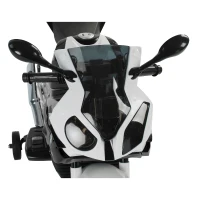 BMW Moto Electrique Bi-moteur pour Enfant Blanc 110 x 41 x 67 cm(m-6)