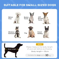 PawHut Raised Dog Bed Waterproof Elevated Pet Cot with Breathable Mesh UV Protection Canopy Blue, for Small Dogs, 61 x 46 x 62cm(m-4)