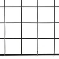 PawHut Grille de séparation voiture universelle pour chien barrière de protection animaux longueur réglable dim. 91-152L x 30H cm kit complet installation inclus métal noir(m-8)