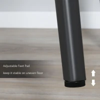 HOMCOM Small Computer Desk with Monitor Stand, Drawer and Storage Compartments, Home Office Desk for Small Spaces, Study Table, Black(m-6)