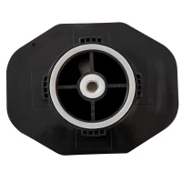 Outsunny Douche solaire extérieure 35L douche de jardin plage piscine solaire avec pommeau et robinet thermomètre intégré eau froide et chaude max. 55°C PVC ABS dim. 17,5l x 14,5l x 216H cm noir(m-9)