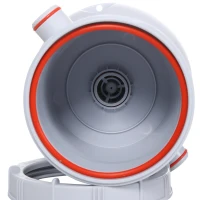 Outsunny Depuradora de Filtro 3028 L/h para Piscina hasta 15.000 L Bomba de Filtro con Mangueras de 32 mm Ø18x28 cm Blanco(m-8)