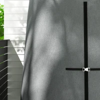 Outsunny 196 x 230 cm Hanging Egg Chair Protective Cover - Grey(m-9)