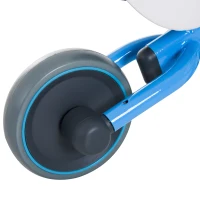 HOMCOM Correpasillos Compacto sin Pedales con Sillón Cómodo Estructura de Aluminio Soporta hasta 20kg 47x19x35cm Azul(m-8)