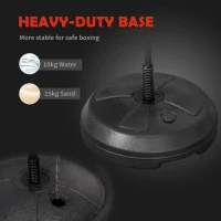 HOMCOM Kids Punching Bag with Stand, Free Standing Boxing Bag Set, Speed Bag with Speedball Adjustable Height from 122cm to 154cm for Ages 8-10 Years(m-7)