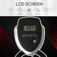 HOMCOM Stationary Exercise Bike 10kg Flywheel Gym Office Cycling Training Fitness w/ LCD Monitor, Protection Mat(m-6)