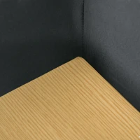 HOMCOM Ottoman Storage Chest Faux Leather Stool Bench Seat Bedding Blanket Box Home Furniture (White)(m-8)