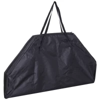 HOMCOM 1.2m/48 Inches Foldable Poker Table Top 8 Players Blackjack Tables Chip Trays(m-6)