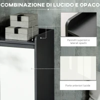 HOMCOM Mobile Scarpiera da Ingresso in Truciolato per 19 Scarpe con Ripiani Regolabili, 90x32x100 cm(m-5)