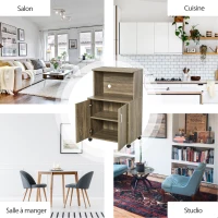 HOMCOM Chariot desserte micro-ondes placard 2 portes - dim. 60,4L x 40,3l x 97H cm - imitation bois(m-6)