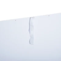 Commode style néo-rétro graphique 3 placards porte + 2 tiroirs blanc(m-8)