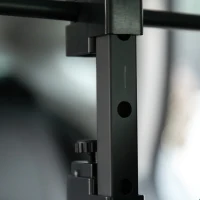 PawHut Divisorio Auto per Cani in Acciaio e PP Regolabile in Larghezza e Altezza, 89-150x76-124 cm, Nero(m-8)