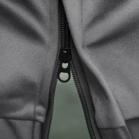 HOMCOM Poltrona Moderna con Poggiapiedi e 2 Tasche Laterali, in Tessuto Effetto Velluto e Acciaio, 80x78x100 cm, Grigio(m-9)