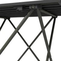 Outsunny Table de camping pliante, table de pique-nique légère en métal avec sac de transport - 56L x 45l x 45H cm(m-7)