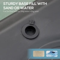 HOMCOM Basketball Hoop Outdoor, Portable Basketball Hoop and Stand with Weighted Base, Portable on Wheels, 1.55-2.1m, for Teens, Juniors, Adults, Black(m-5)