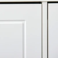 HOMCOM Panca Scarpiera Salvaspazio in Legno con Cuscino, 2 Cassetti con Mensola Regolabile per 8 Scarpe, 104x24x55cm, Bianco(m-8)