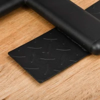 HOMCOM Máquina de Musculación con Estribo para Piernas Placas de Peso de 45 kg Carga Máx. 120 kg 150x110x210 cm Negro(m-9)