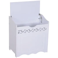 HOMCOM Armario de Almacenamiento con Tapa Multifuncional Gabinete Mueble Organizador de Almacenaje para Cocina Comedor Salón Dormitorio Baño 55x34x58cm(m-10)