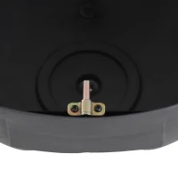 HOMCOM 24L Motorcycle Trunk Hard Tail Bike Top Box Rack Mount Luggage Helmet Storage Carrier Case Universal Scooter w/Keys & Plate(m-8)