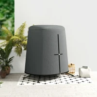 Outsunny 196 x 230 cm Hanging Egg Chair Protective Cover - Grey(m-7)