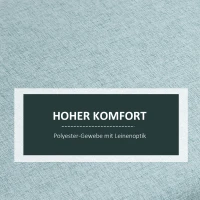 HOMCOM Sitzbank mit Stauraum Polsterbank mit Leinenoptik, Sitztruhe mit Holzbeine, Truhenbank für Wohnzimmer Schlafzimmer Flur 110 x 39 x 45 cm, Hellgrün(m-6)