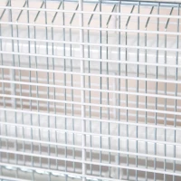 Outsunny Insektenvernichter Mückenlampe Schutzgitter LED 60 m² abnehmbares Tablett Zuhause Restaurant Geschäfte Schulen 20W(m-9)