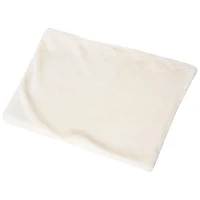 PawHut Cueva de Gatos Cama para Mascotas Semiabierto con Cojín Acolchado Suave Antideslizante Diseño Elevado Bonito Felpa Corta 49x34x49 cm Blanco(m-8)