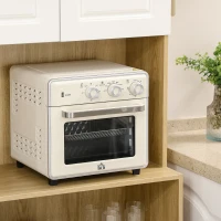 HOMCOM Mobile Dispensa Alto in Truciolato a 4 Ante con Armadietti e Ripiano Aperto, 80x40x180 cm(m-8)