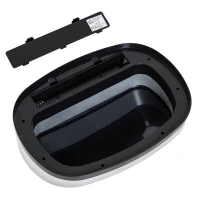 HOMCOM Cubo de Basura Apertura Automática Sensor Papelera Reciclaje para Cocina Dormitorio 48L Acero Inox(m-9)