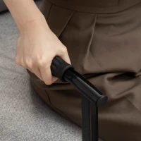 HOMCOM Barandilla Asidero de Sofá para Levantarse con Altura y Ancho Ajustable para Mayores 72,5-90,5x51-59x57-77 cm Negro(m-9)