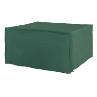 Outsunny Housse de Protection Étanche Housse Salon de Jardin 600D Oxford Tissu Bâche Salon de Jardin Extérieur Imperméable rectangulaire 135L x 135l x 75H cm Vert(m-1)