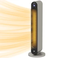 HOMCOM 2kW PTC Ceramic Tower Heater, 10-35°C Temperature Range(m-11)