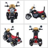 HOMCOM Moto Electrica Infantil Bateria Recargable Niño 3 Años Cargador 3 Ruedas 2.5km/h(m-8)