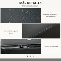 HOMCOM Cajón de Salto 3 en 1 con Cremallera y 3 Alturas Diferentes Carga 120 kg para Casa Oficina Gimnasia  75x51x61 cm Negro(m-5)