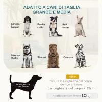 PawHut Divano per Cani Grandi con Imbottitura, Rivestimento Morbido e Lavabile, Gambe in Legno, Verde(m-7)