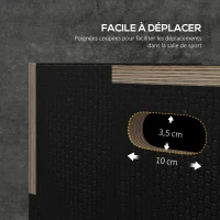 SPORTNOW Box Jump pliométrie 3 en 1 boîte à saut musculation fitness pour box training en bois, 41/51/61 cm(m-5)