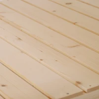 Outsunny Letto per Orto Rialzato, Orto Urbano Pensile Tavolo Porta Piante con Fodera in Tessuto per Giardino, 91x91x81cm, Legno(m-9)