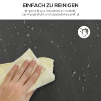 HOMCOM Modulares Regalsystem, Steckregal, zusammensetzbar aus 12 Würfeln 125 x 32 x 125 cm, Kunststoff+Stahl Schwarz(m-7)