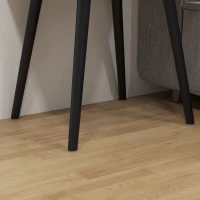 HOMCOM Bedside Table, Industrial Nightstand, Tall End Table with Removable Fabric Drawer, Retro Chic Side Table Accent Furniture with Wooden Legs, Rustic Brown(m-9)