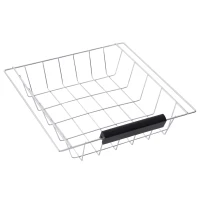 HOMCOM Carrello da Cucina Multiuso in Legno di Pino 74 x 37 x 75cm Nero(m-9)