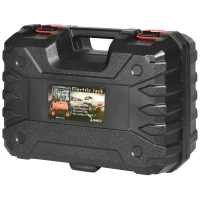 DURHAND Kit de Gato Eléctrico para Coche 12V 15,5-45cm Kit de Elevación de Automóvil 5 Toneladas 40x27,5x18cm Naranja(m-11)