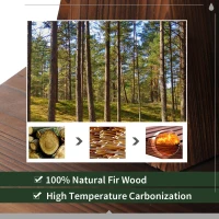 Outsunny Wooden Water Pump Fountain, 2 Tier-Fir Wood(m-4)