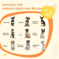 PawHut Indoor Dog Crate Furniture, Side End Table, with Soft Washable Cushion, Lockable Doors, for Large Dogs(m-4)