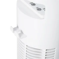 HOMCOM 30'' Freestanding Tower Fan, 3 Speed 3 Mode, 10h Timer, 70 Degree Oscillation, LED Light, 5M Remote Controller, White(m-9)